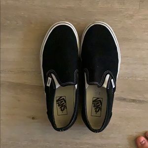 Black vans like new